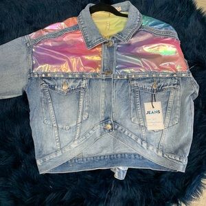 Rainbow Denim Jacket